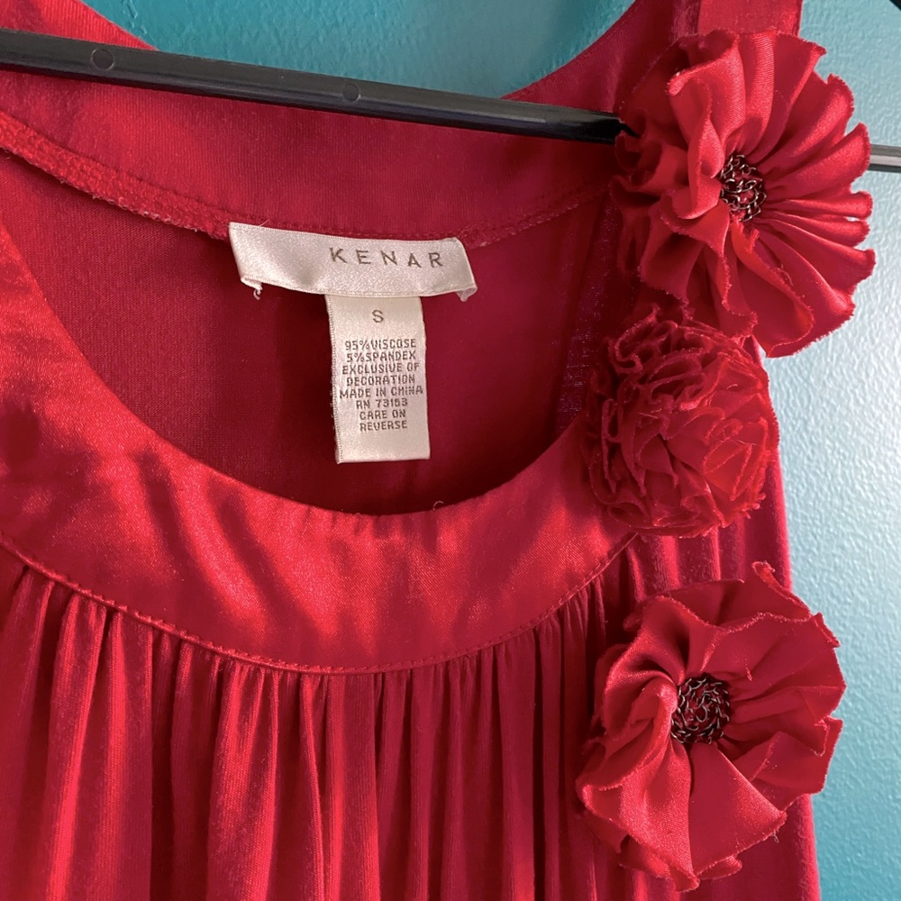 Flower Appliqué Top
